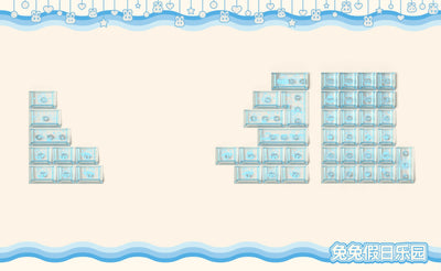 A Design Bunny Holiday Land PBT Keycap Set