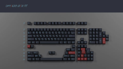 GMK Shadow ABS Doubleshot Keycap Set