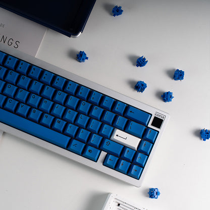 ArmorSuit Black On Blue PBT Keycap Set
