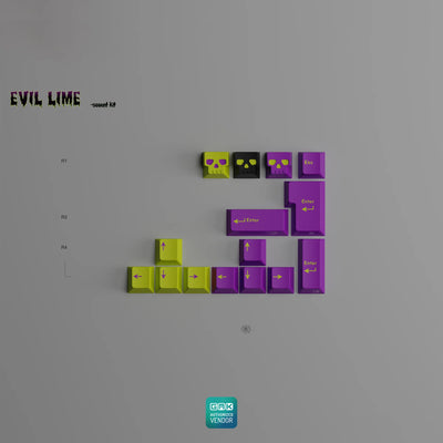 [GB] GMK CYL Evil Lime ABS Keycap Set