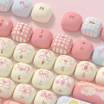 Akko MOG Piggy Party PBT Keycap Set