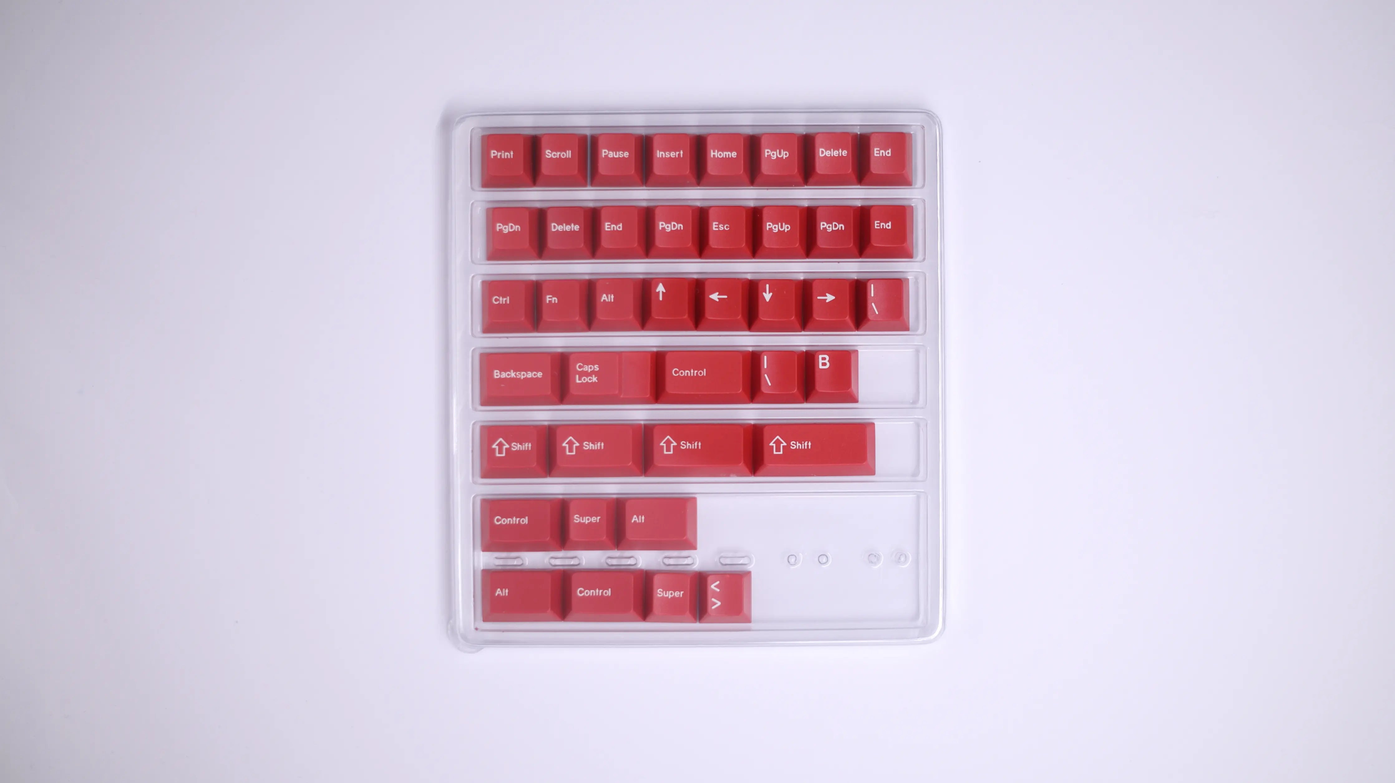 ArmorSuit Classic Red ABS Keycap Set