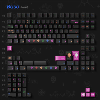 80Retros Día De Muertos PBT Keycap Set
