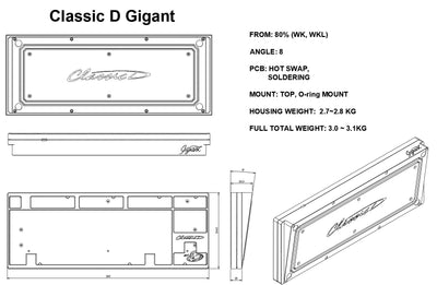 [GB] Classic D Gigant Keyboard Kit