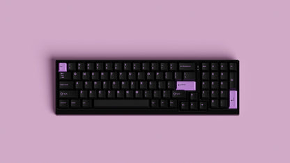 GMK CYL Lilac On Black ABS Keycap Set