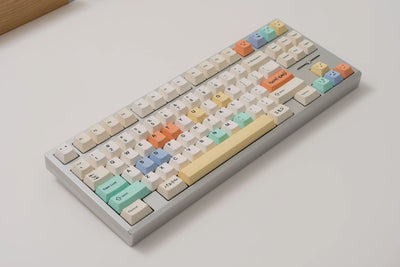 Tutkeys Bubble Tea & Pastel Emoji PBT Keycap Set