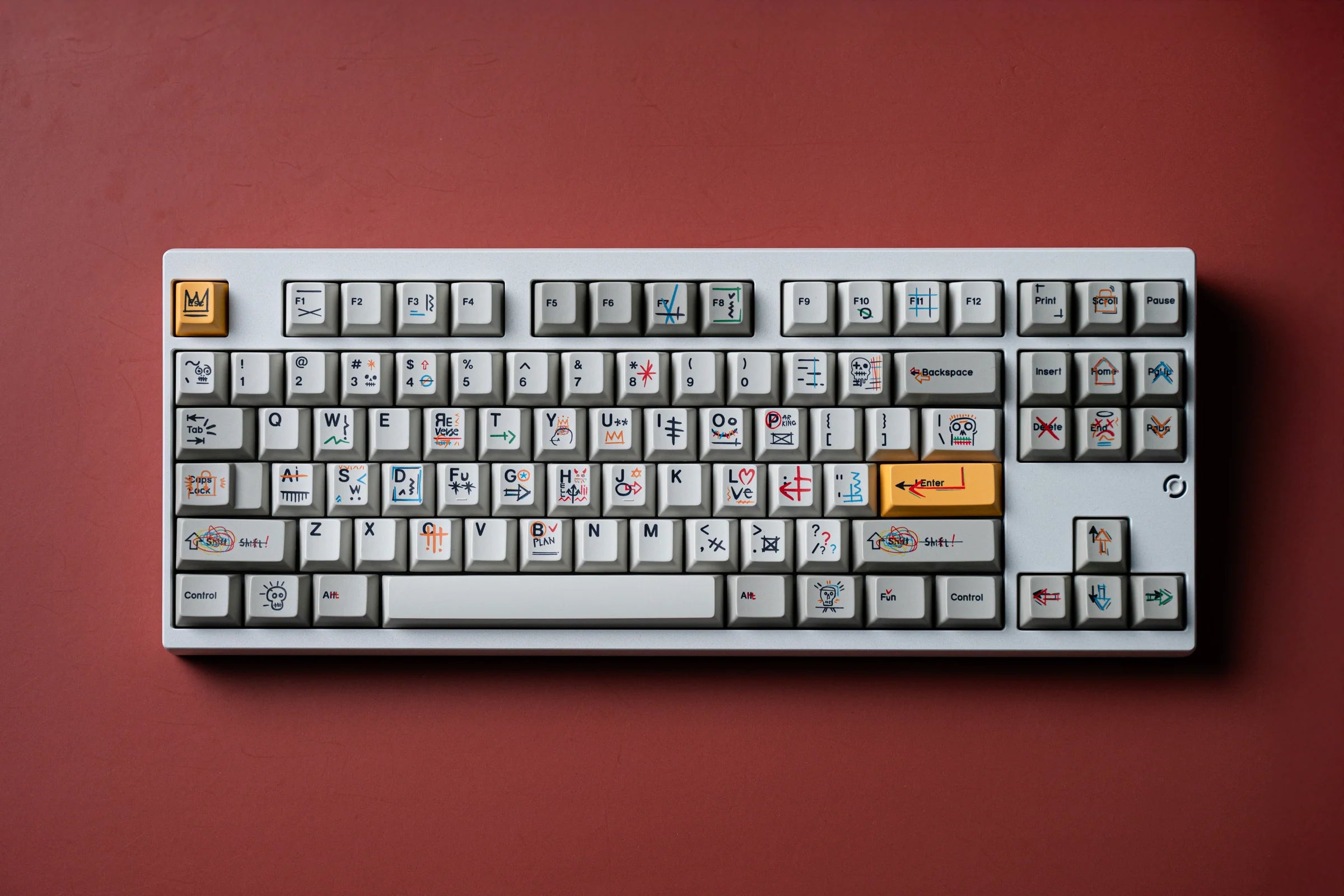 Swagkeys Doodlecaps Nakseo PBT Keycaps