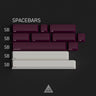 GMK Maroon ABS Doubleshot Keycap Set