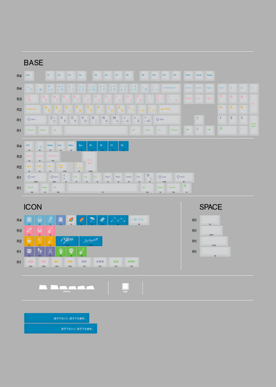 ArmorSuit MYGO PBT Keycap Set