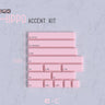 [GB] GMK Hippo ABS Doubleshot Keycap Set