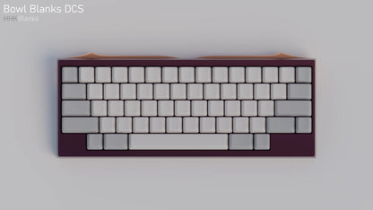 [GB] DCS Bowl Blanks ABS Keycaps