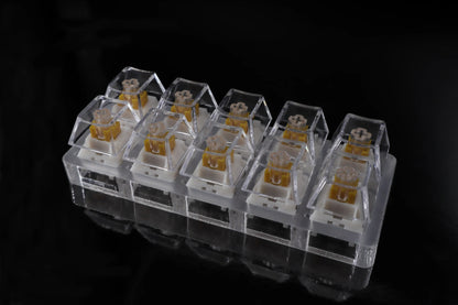 Acrylic Switch Tester With Clear Keycaps