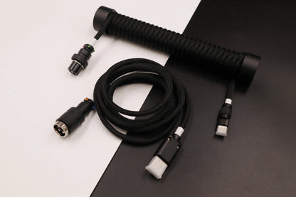 Custom Coiled Aviator Keyboard Cable (Neo Bahamut)