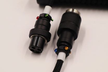 Custom Coiled Aviator Keyboard Cable (Neo Bahamut)