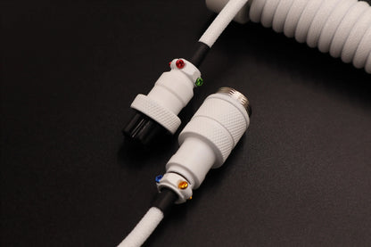 Custom Coiled Aviator Keyboard Cable (Minerva)