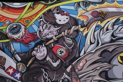 Death Cat For Cutie Deskmat | PantheonKeys x Erikartoon Collab