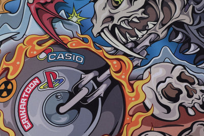 Death Cat For Cutie Deskmat | PantheonKeys x Erikartoon Collab