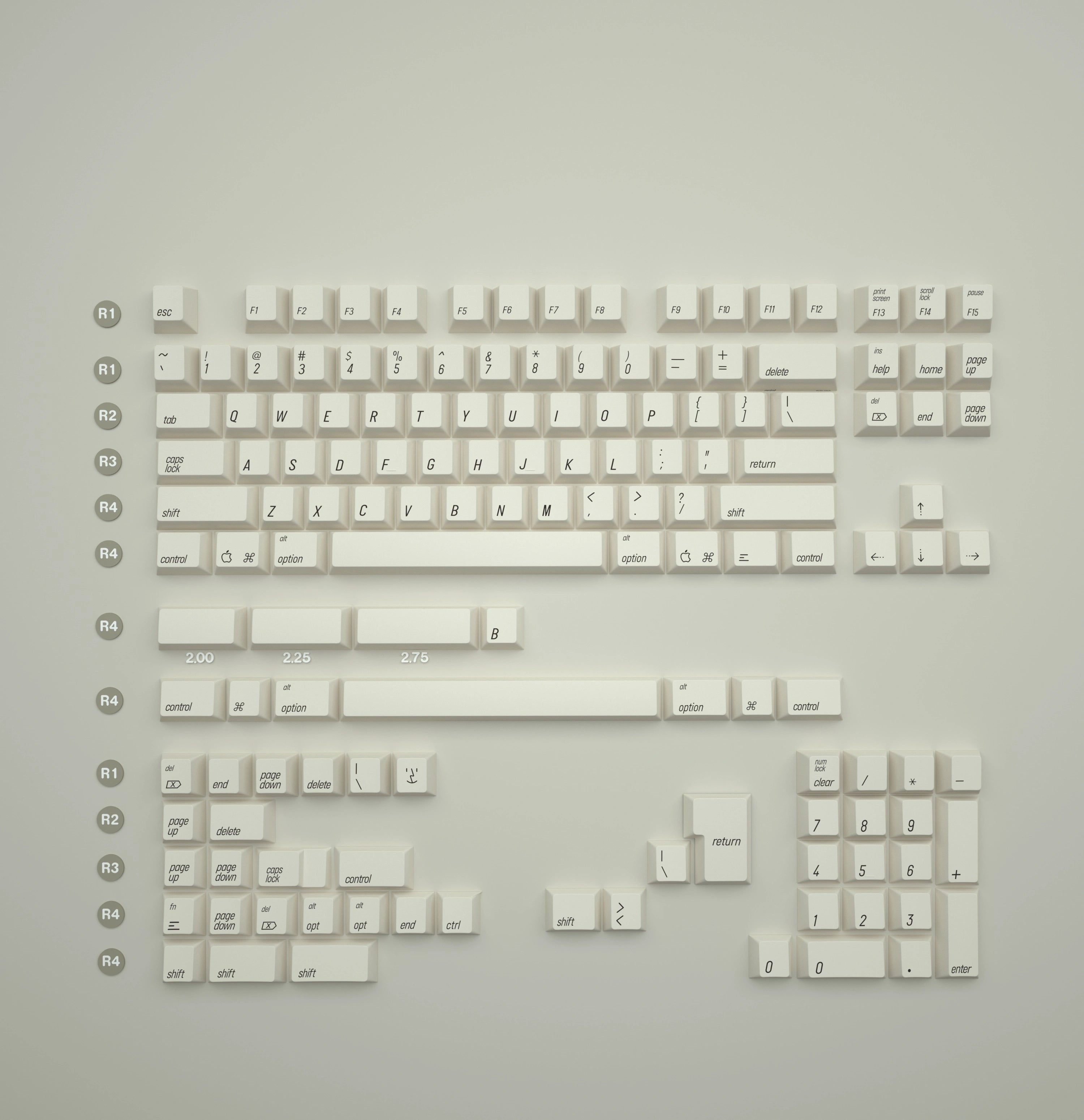 XMI Apple L9 PBT Keycap Set