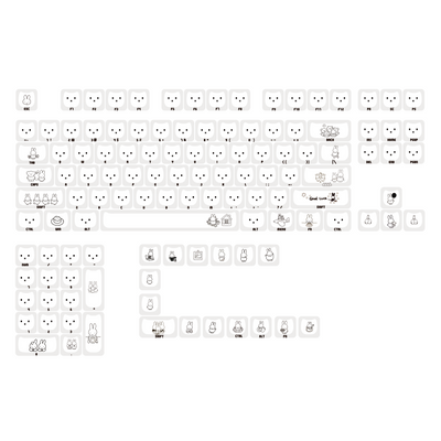 SoulCat Jelly Rabbit PBT Keycap