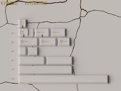 [GB] KKB Kintsugi Shiro ABS Keycap Set