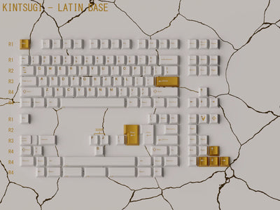 [GB] KKB Kintsugi Shiro ABS Keycap Set