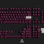 GMK Maroon ABS Doubleshot Keycap Set