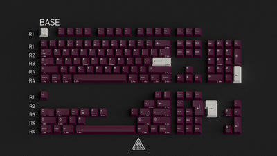 GMK Maroon ABS Keycap Set
