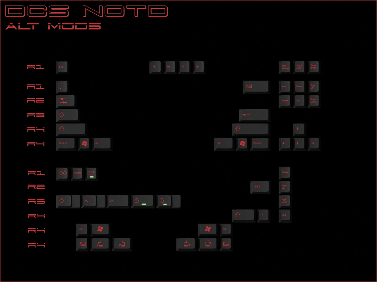 [GB] DCS NOTD ABS Keycap Set