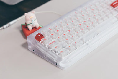LeleLab Supsup SuperX White ABS Keycap Set