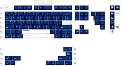 LeleLab Istanbul Blue ABS Keycap Set