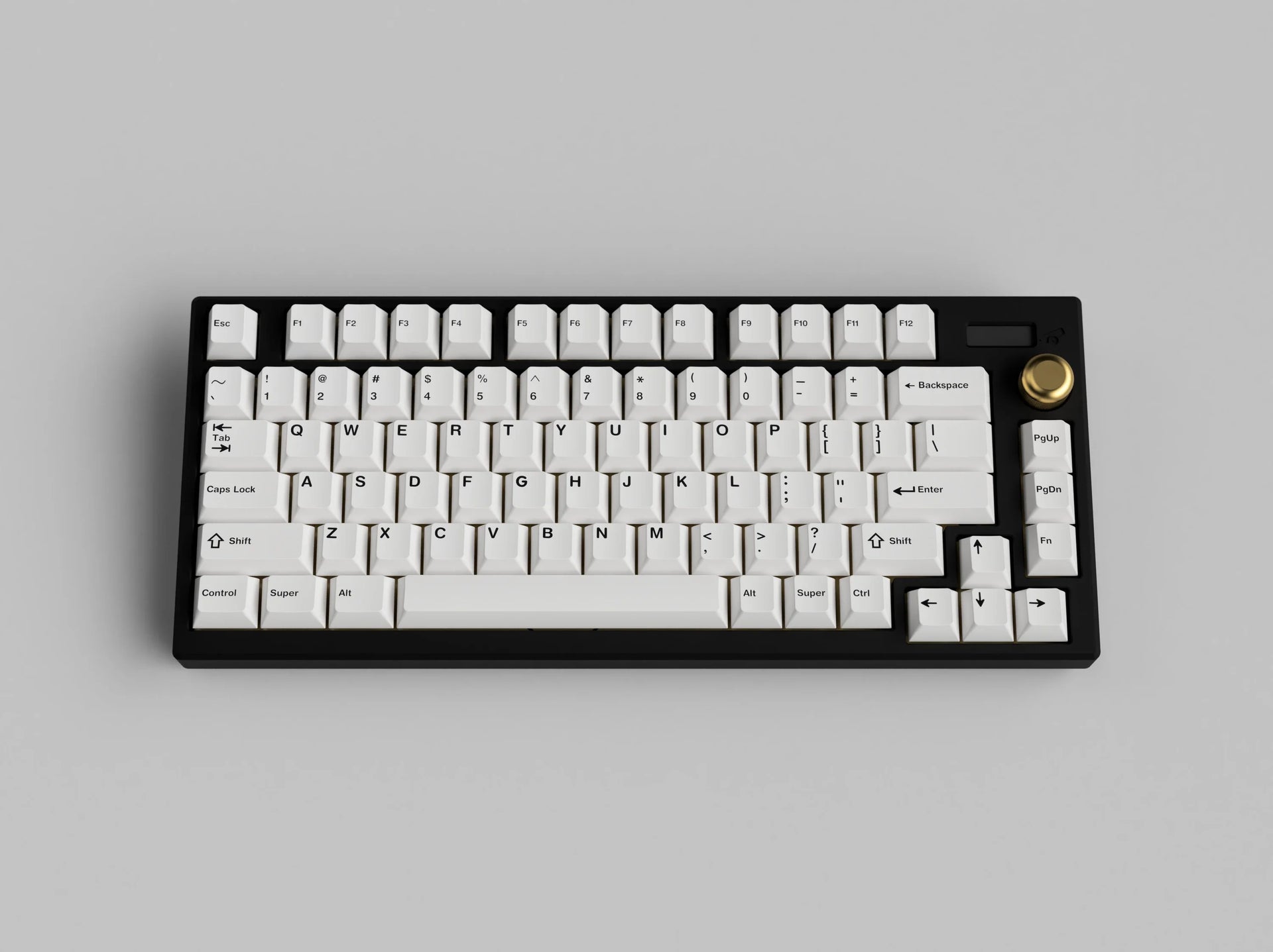 GMK Classic Black On White ABS Keycap Set – pantheonkeys