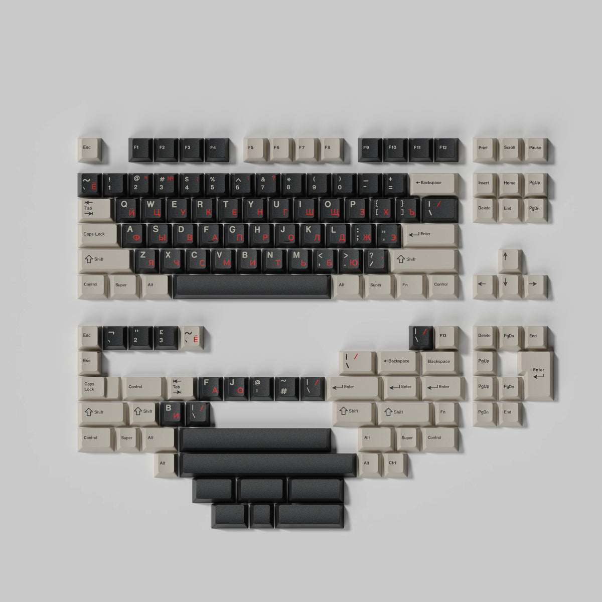 SWG Rubber ABS Keycap Set