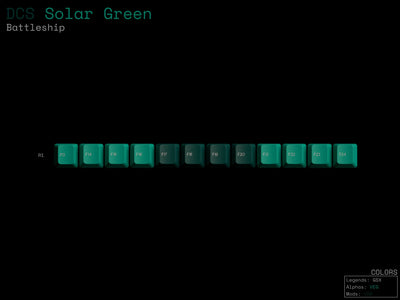 [GB] DCS Solar Green ABS Keycaps