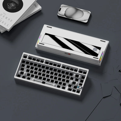 Weikav NUT75 Wireless Barebone Mechanical Keyboard Kit Silver