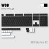 XVX Low Profile Shine-Through PBT Doubleshot Keycap Set