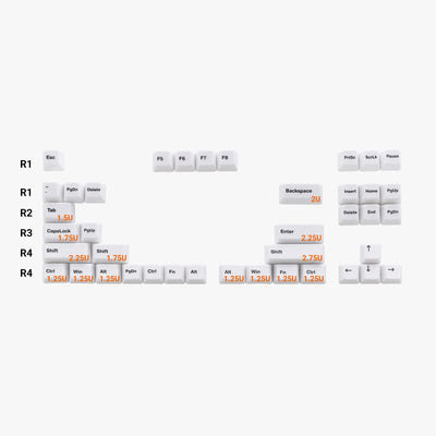 Cerakey V3 Ceramic Matte Keycaps