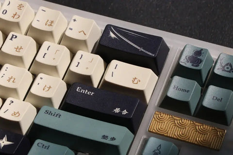 SoulCat Samurai PBT Dye Sub Keycap Set