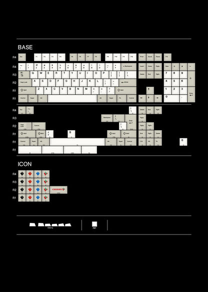 ArmorSuit Classic Beige PBT Keycap Set