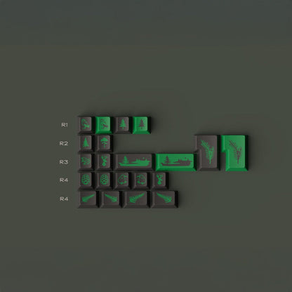 [GB] GMK CYL Coniferous R2 ABS Keycap Set