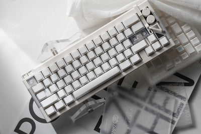 LeleLab Hokkaido White ABS Keycap Set