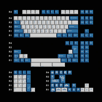 IDK Poseidon PBT Keycap Set