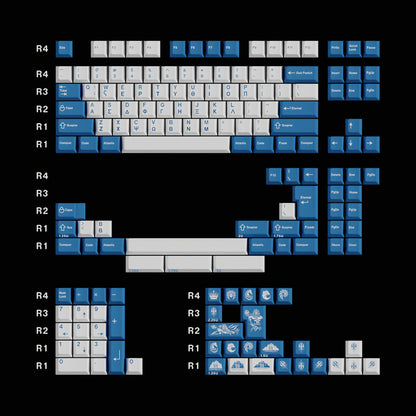 IDK Poseidon PBT Keycap Set