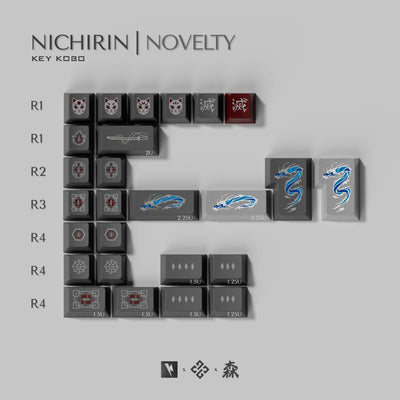 [GB] KKB Nichirin Doubleshot ABS Keycaps Set