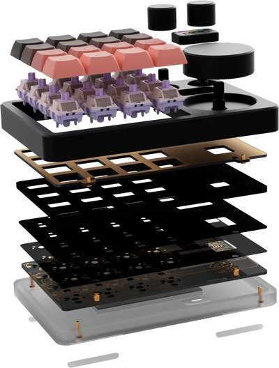 MMD KM16 Pro Wireless Prebuilt Macropad Kit