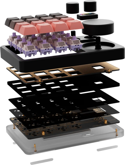 MMD KM16 Pro Wireless Prebuilt Macropad Kit