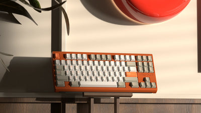 [Preorder] DCS Orange on Beige ABS Keycaps