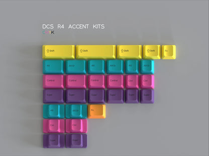 [GB] DCS R4 Accent Kits Doubleshot ABS