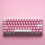 GMK Peach Blossom R2 ABS Doubleshot Keycap Set