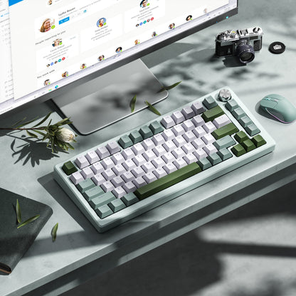 Lime Yogurt PBT Shinethrough Keycap Set