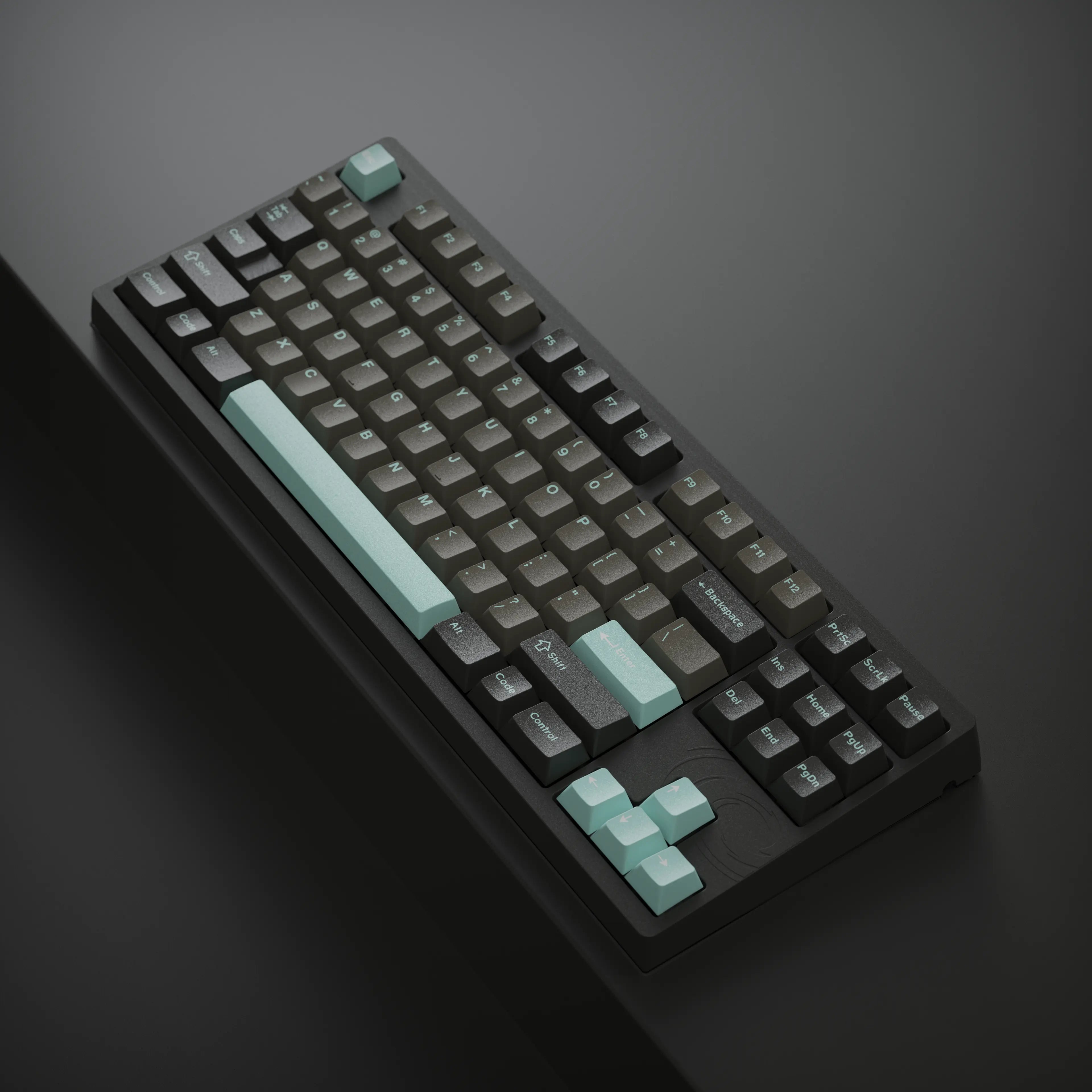 Side view of Vortex MultiX TKL Keyboard